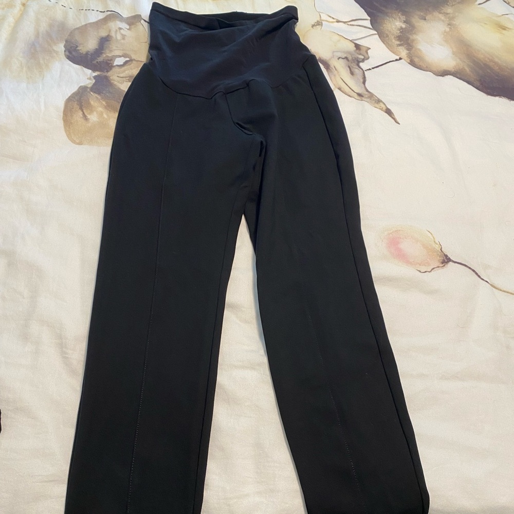Motherhood maternity black dress pants size M